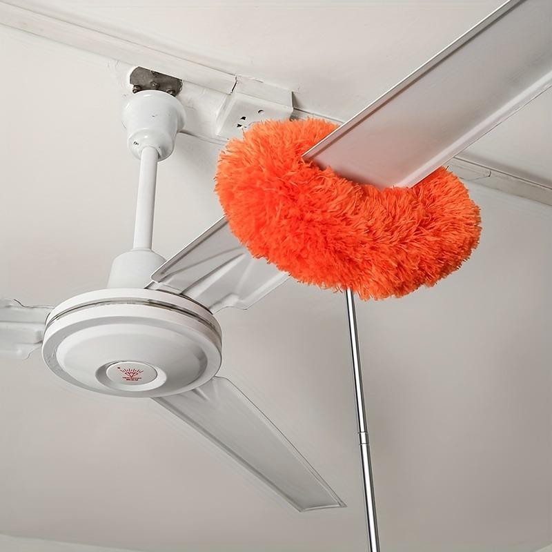 Ceiling Fan & Household Dust Buster: Removable Microfiber Duster with