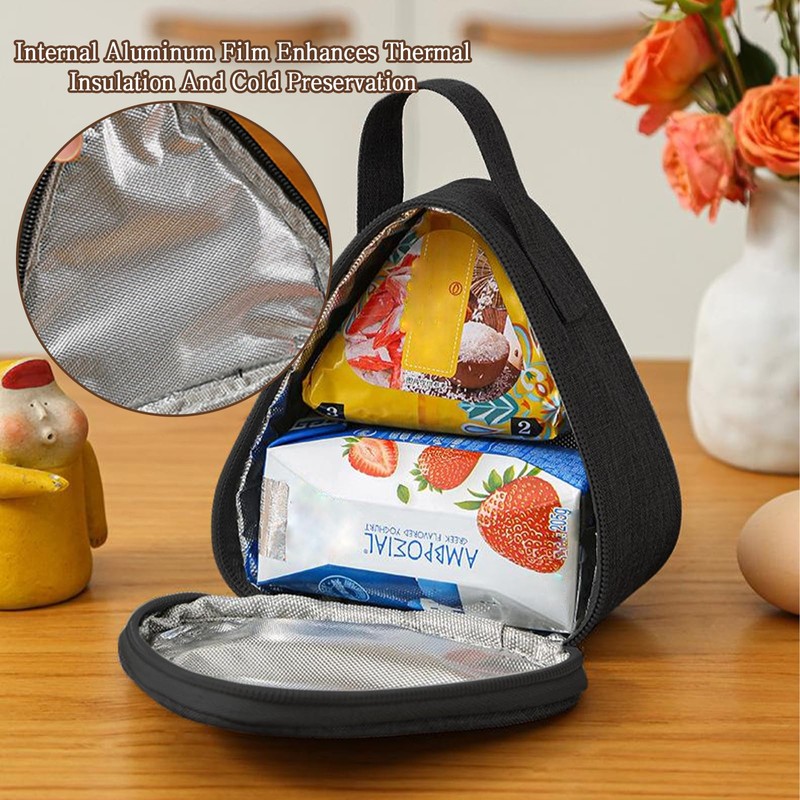 Toguma Triangular Insulated Bag Small Reusable Snack Bags Sandwich Bag