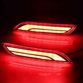 ECAHAYAKU Compatible With Toyota Camry 2018 2019 2020 2021 2022 LED Rear Bumper Reflectors Brake Tail driving Light With Turn Signal Light Fog Lamps Assembly Kit