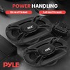 Pyle 3-Way Universal Car Stereo Speakers - 300W 4" x