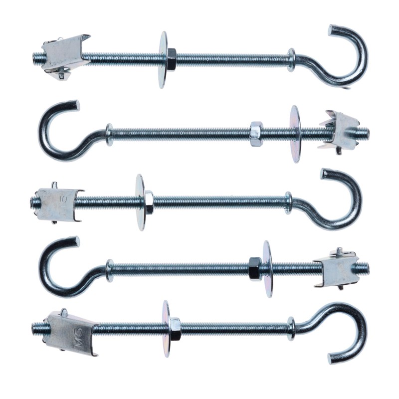 Keple M5 Ceiling Hooks, 5mm x 90mm, Drywall Hooks, Spring