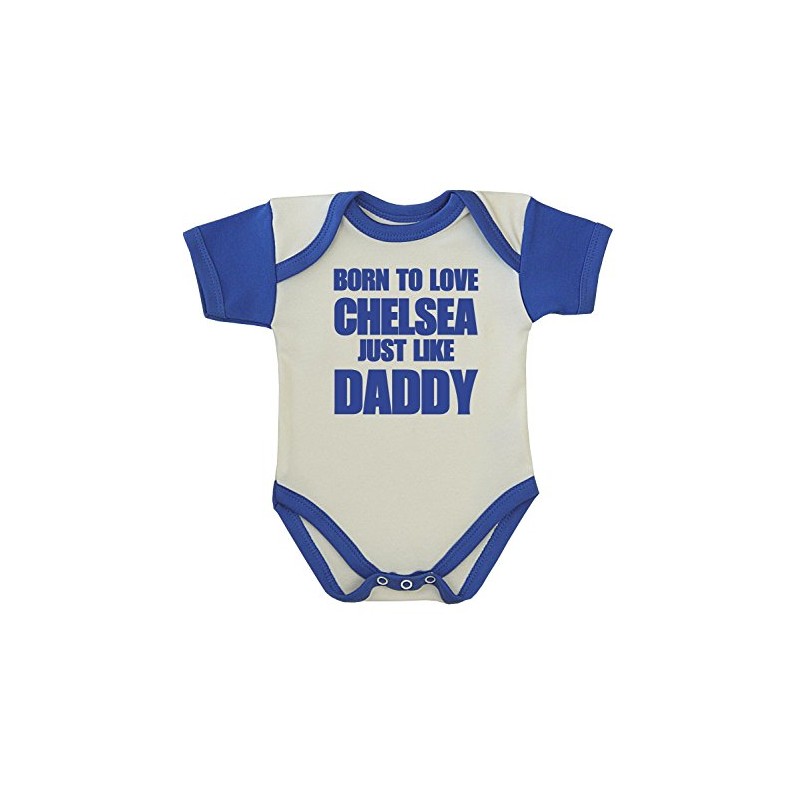 BabyPrem Baby Bodysuit Clothes Born to Love Chelsea Like Daddy