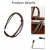 XMYCYuChen 5Pcs Simple Thin Leather Headbands Elegant Thin Knotted Head