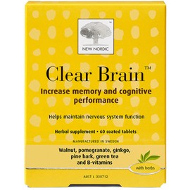 New Nordic Clear Brain 60 Tablets