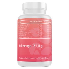 ADEMA NATURAL® Intestinal Nano Detox 14 Day Treatment – Detoxifying – Healthy Gut – Intestinal Bacteria – 28 Capsules Contents