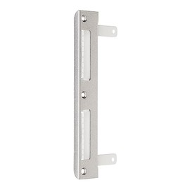 BKS S2820069 Door Frame Angle Strike Plate Round Faceplate 170 x 28 x 8 mm Steel Door Frame Strike Plate DIN L/R