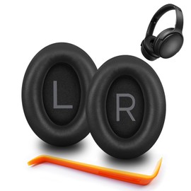 QC45 Ear Pads - Replacement Earpads for Bose QuietComfort 45, QC SE Headphones (Black)