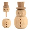 Wood Aromatherapy Diffuser Snowman Shape Portable Waterless Fireless Essential Oil