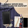 LINTRU Server Book, Reinforced & Durable Server Books for Waitress,