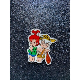 5pc. Pebbles and Bamm-Bamm, Planar Resin Flatback