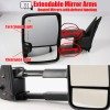 Ada For 07-13 Silverado Power+Heated Sequential Signal Trailer Towing Mirrors