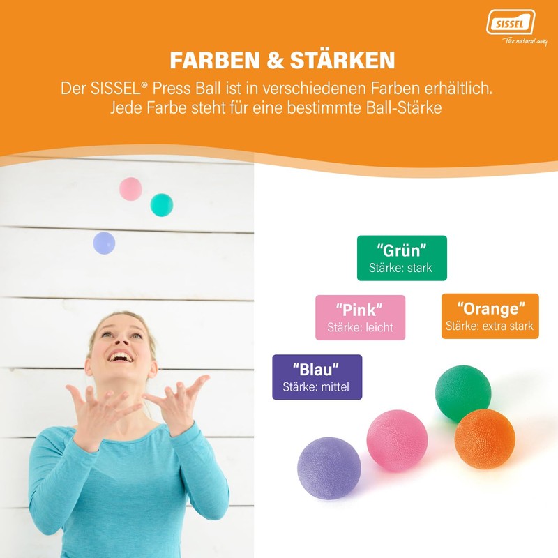 Sissel Press Ball, pink, soft