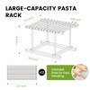 VAZINE Wooden Pasta Drying Rack with 12 Detachable Rods &