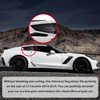 for Both Side American Flag Window Decals fit for C7