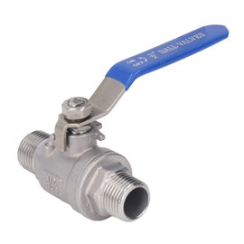 Ball Valve Male to Male 1/2in DN15 1000 WOG 304 Stainless Steel Water Oil Gas Ball Valve