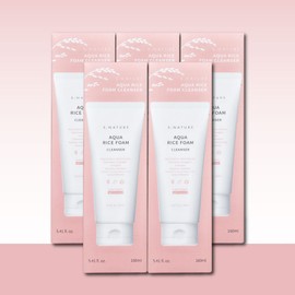 S-Nature Aqua Rice Mildly Acidic Cleansing Foam 160ml 5pcs / 에스네이처 아쿠아 라이스 약산성 클렌징폼 160ml 5개