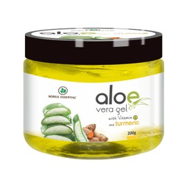 Pure Aloe Vera Gel With Turmeric and Vitamin E | For Skin and Hair - 200 g Pack
