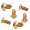 50Pcs Round Hex Socket Screw Copper Fastener Hardware Tools Industrial