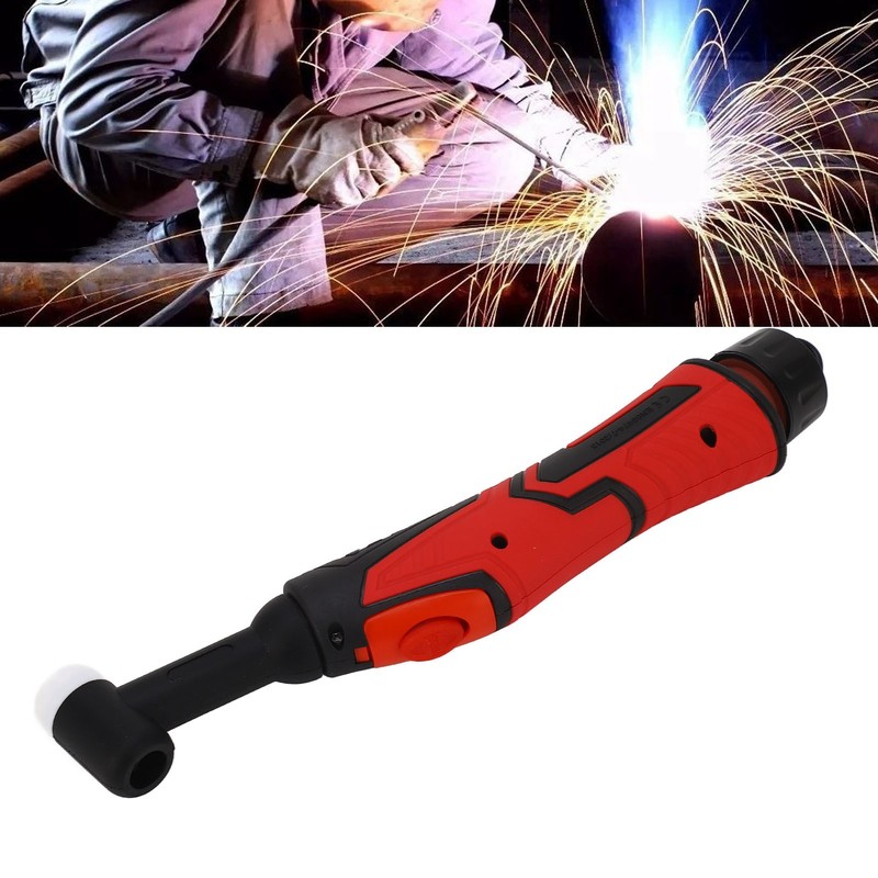 TIG Welder Torch Head Air Cooling 360 Degree Rotation Tail