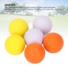 6Pcs Golf Balls Set 3 Colors Textured Surface Balls and