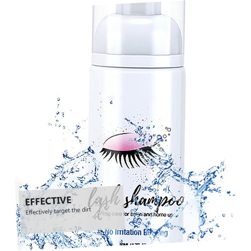 Espuma Limpiadora para Pestañas 50Ml con Cepillo Champú para Extensiones