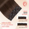 Elailite Clip in Hair Extensions Real Human Hair 3PCS Lace