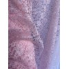Nice fabrics Pink Polyester Sheer Mesh Floral Pattern Raschel Lace
