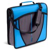 Case-it Mighty Zip Tab Zipper Binder, 3" O-Ring with 5-Color