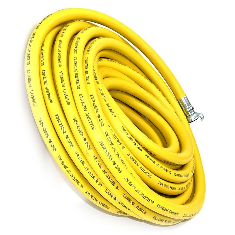 Interstate Pneumatics HJ59-050E Jack Hammer Yellow Rubber Hose 3/4 Inch
