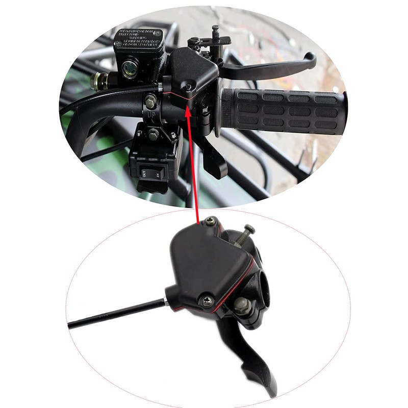 7/8'' 22mm Thumb Throttle Cable Accelerator Handle Assembly for Chinese