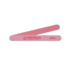 Empyrean Premium Nail Files | Made in USA | Fine 280/320 Extra Fine | Disinfectable Washable Reuseable | Pink Cushion File