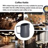 400ml Black PTFE Oblique Mouth Milk Frothing Jug 304 Stainless