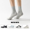 LBJR 12 Pairs Men and Women Crew Ankle Socks Cotton