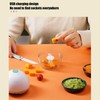 Electric Mini Garlic Chopper Masher Meat Grinder Food Processor Kitchen
