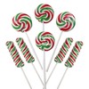Christmas Candy Lollipops - 24 Holiday Suckers Individually Wrapped Bulk