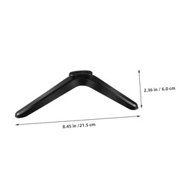 Outanaya 2sets Tv Stand Base with Screws Flat Screen Tv Holder for Living Bedroom Easy Installation Tool Setup Robust Stability