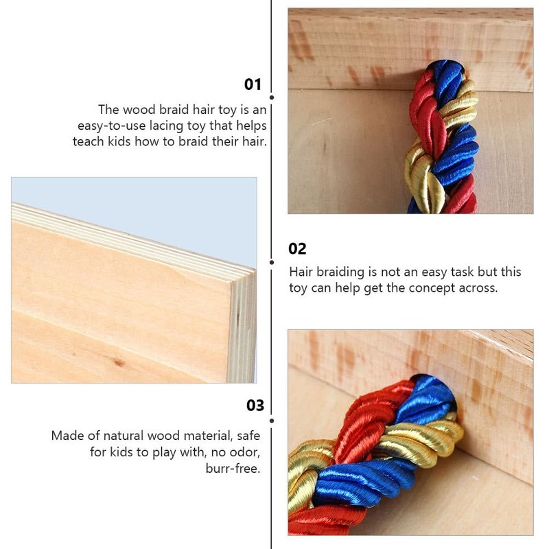 Didiseaon 1pc Braid Practice Braiding Activity Braiding Game Learn to