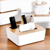 Wooden Multipurpose Tissue Storage Organizer Case for Vanity Table Living Room