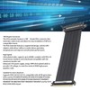 PCIe 4.0 X16 GPU Riser Cable 16X Flexible Cable High