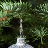 Pack of 60 Christmas Baubles Hooks 'Chrome Silver Star' Hanger