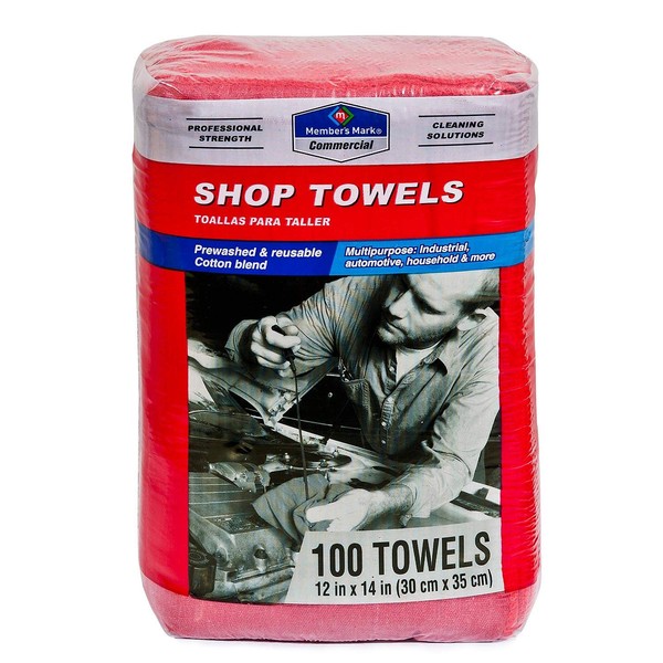 Member's Mark Commercial Shop Towels (100ct.) (pack of 6)