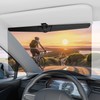 Veharvim Sun Visor Extender for Cars, Polarized Car Visor Extender