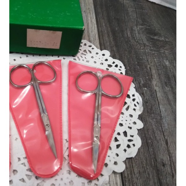 Hoffritz VTG Hoffritz Scissors Curved NAIL GROOMING 3.5" ( 2PK