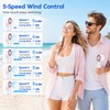Handheld Portable Fan with Ice Cooling,Ice Cooling Umbrella Clip-on Fan,