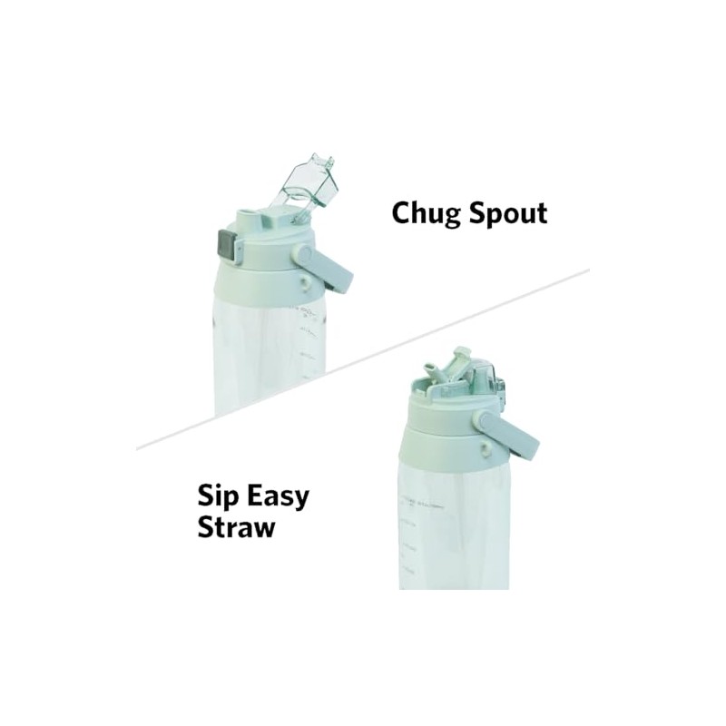 Glad Tritan Water Bottle - 60oz Leak Resistant Hydration Bottle