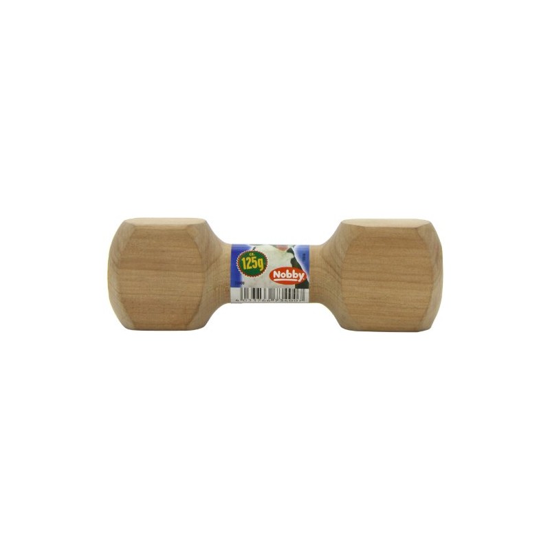 Nobby Wooden Retrieving Dumbbell, 125 g