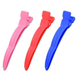 Single alligator tweezers, hair clips, hair claws, random colors / 악어핀셋 낱개 헤어 핀셋 클립 집게 핀 색상랜덤