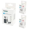 Kastar LPE8 Battery (4-Pack) and Charger Kit for Canon LP-E8,