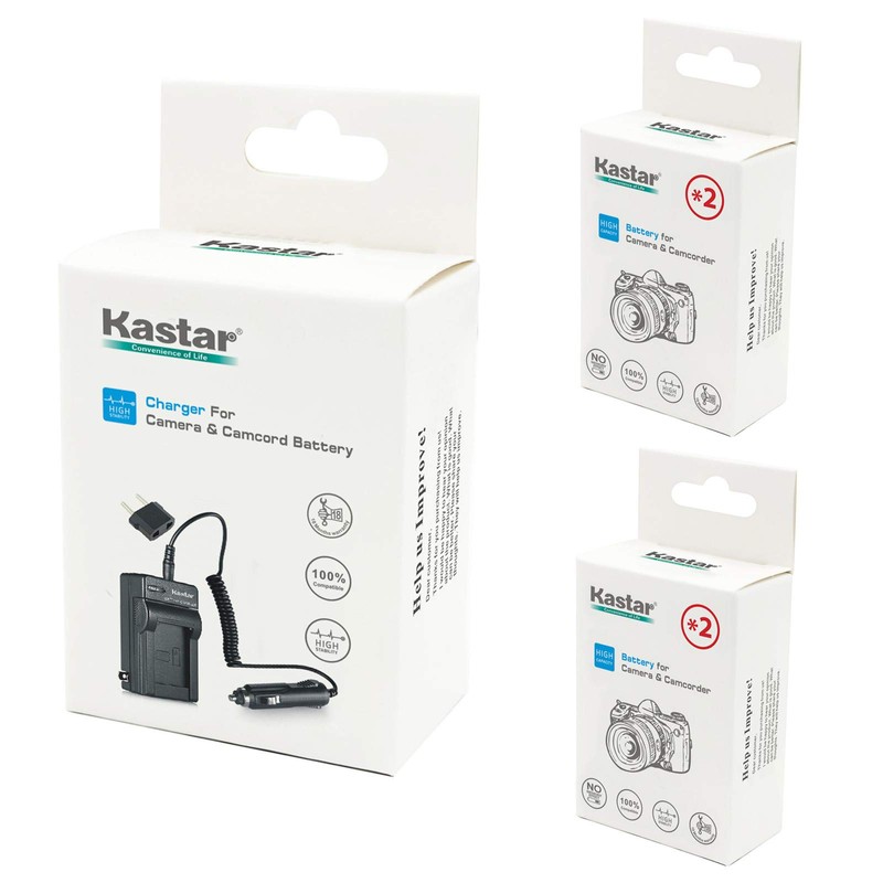 Kastar LPE8 Battery (4-Pack) and Charger Kit for Canon LP-E8,