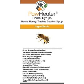 PawHealer® Hound Honey: Trachea Soother Syrup - 150 ml (5 fl oz) - Natural Herbal Remedy for Symptoms of Collapsed Trachea - Tastes Good - Easy to Administer……